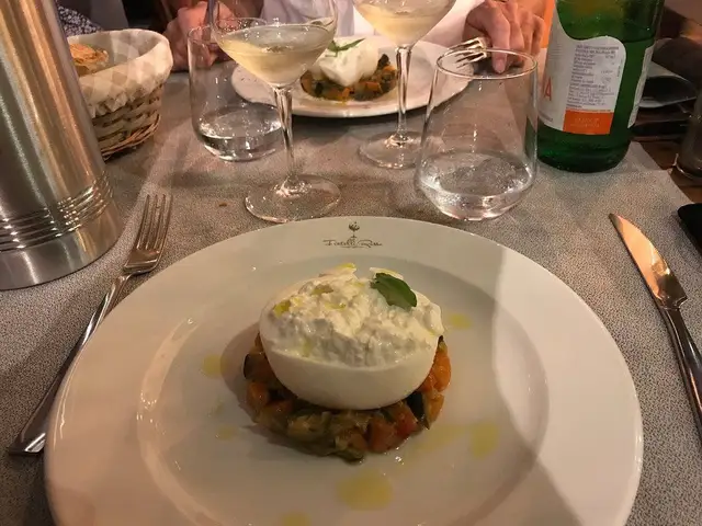 Burrata con verdure