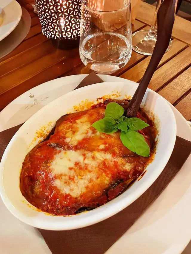 Parmigiana in terrazza